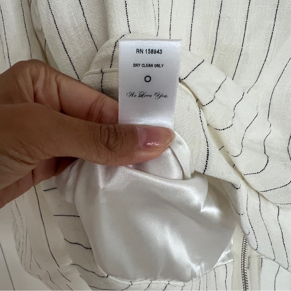 Cherry LA Linen Racing Jacket (Natural) - Picture 10 of 12